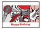 Pop Art Happy Birthday Card